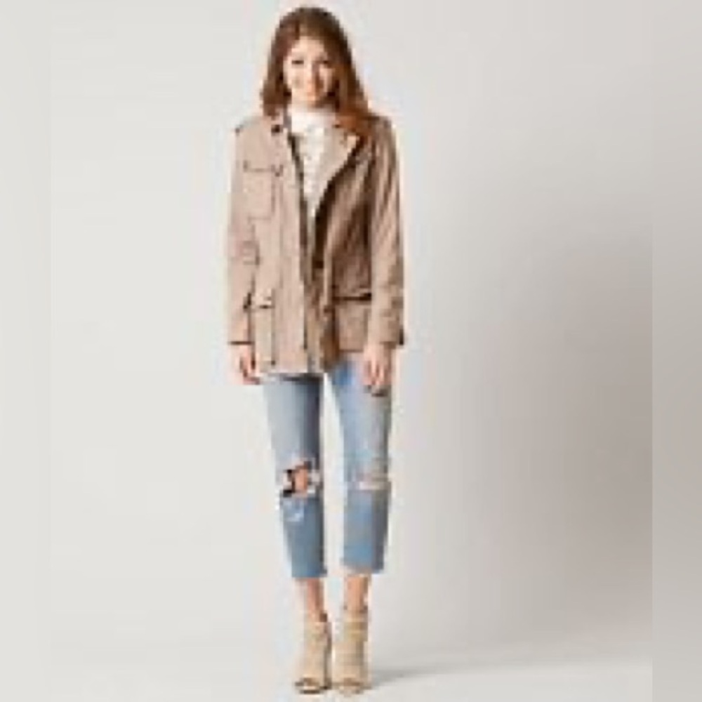 Free people military utility jacket